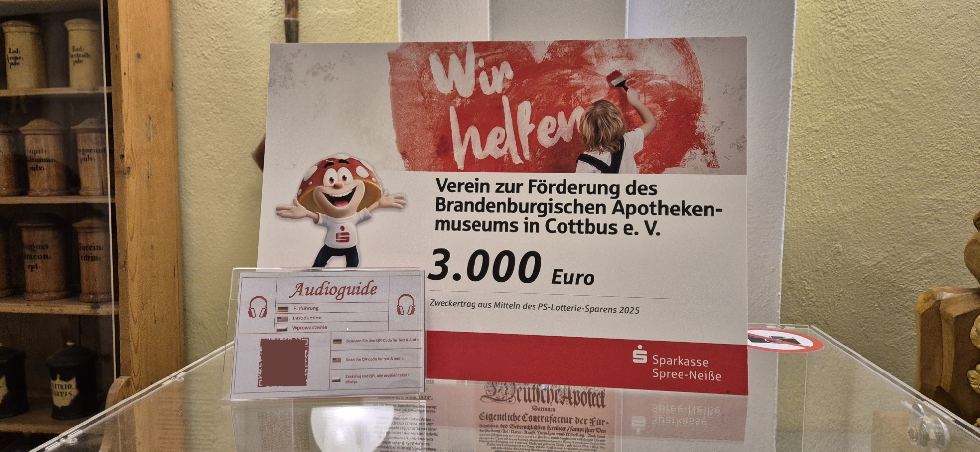 Audioguide im Apothekenmuseum