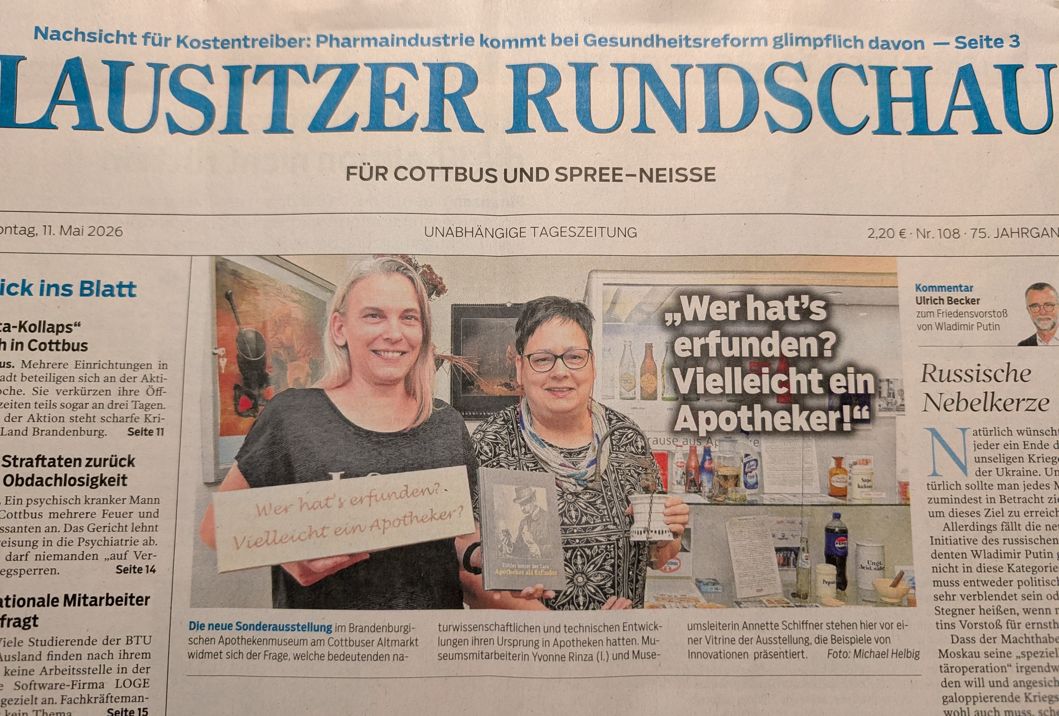 Lausitzer Rundschau vom 11.05.2026