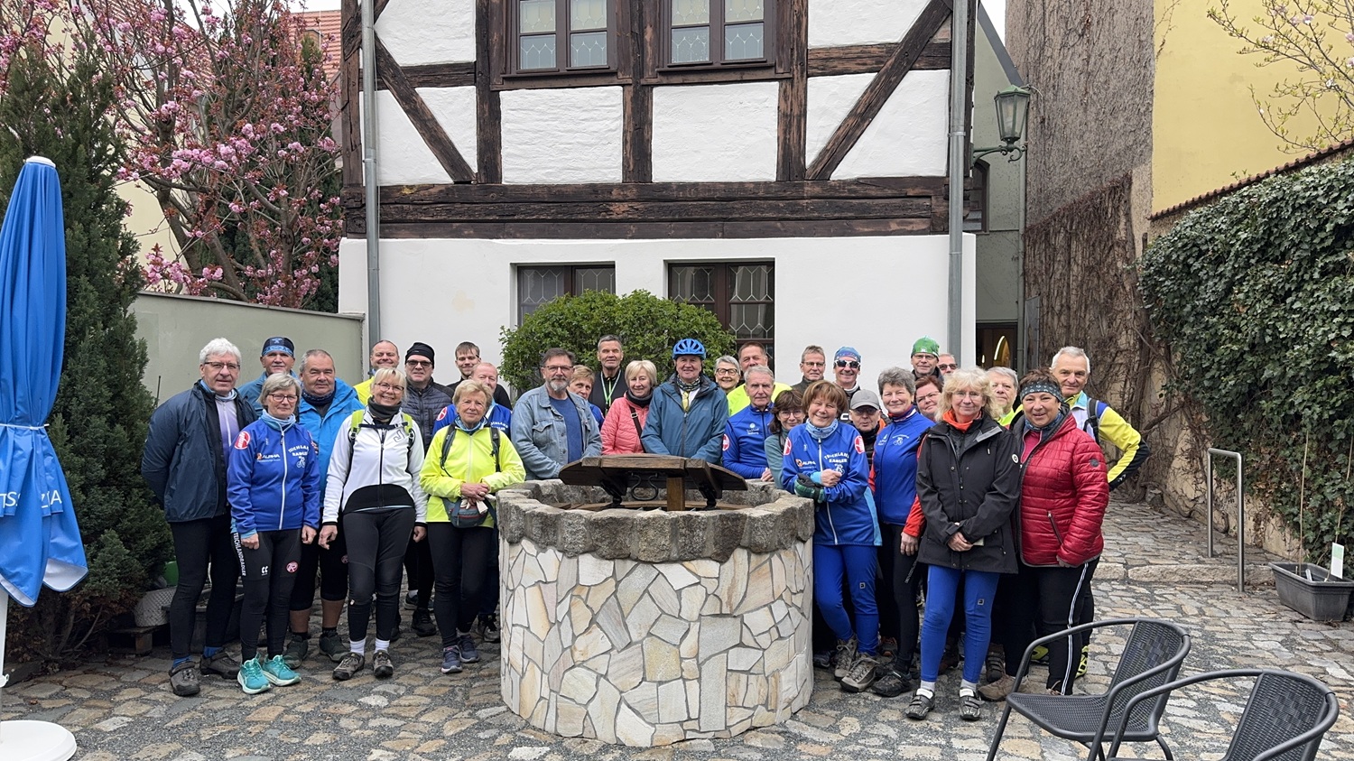 Besuch der Teichlandradler Besuch der Teichlandradler