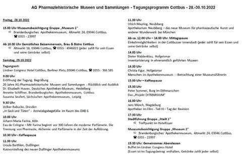 Tagungsprogramm