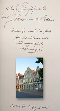 Schriftfreunde (Fotos: © brandenburgisches-apothekenmuseum.de)