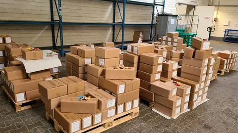 Verteilung des Apothekenkalenders - Nachher