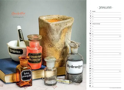 Der besondere Apothekenkalender 2027 im Querformat
